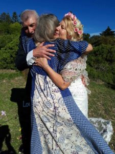wedding hugs